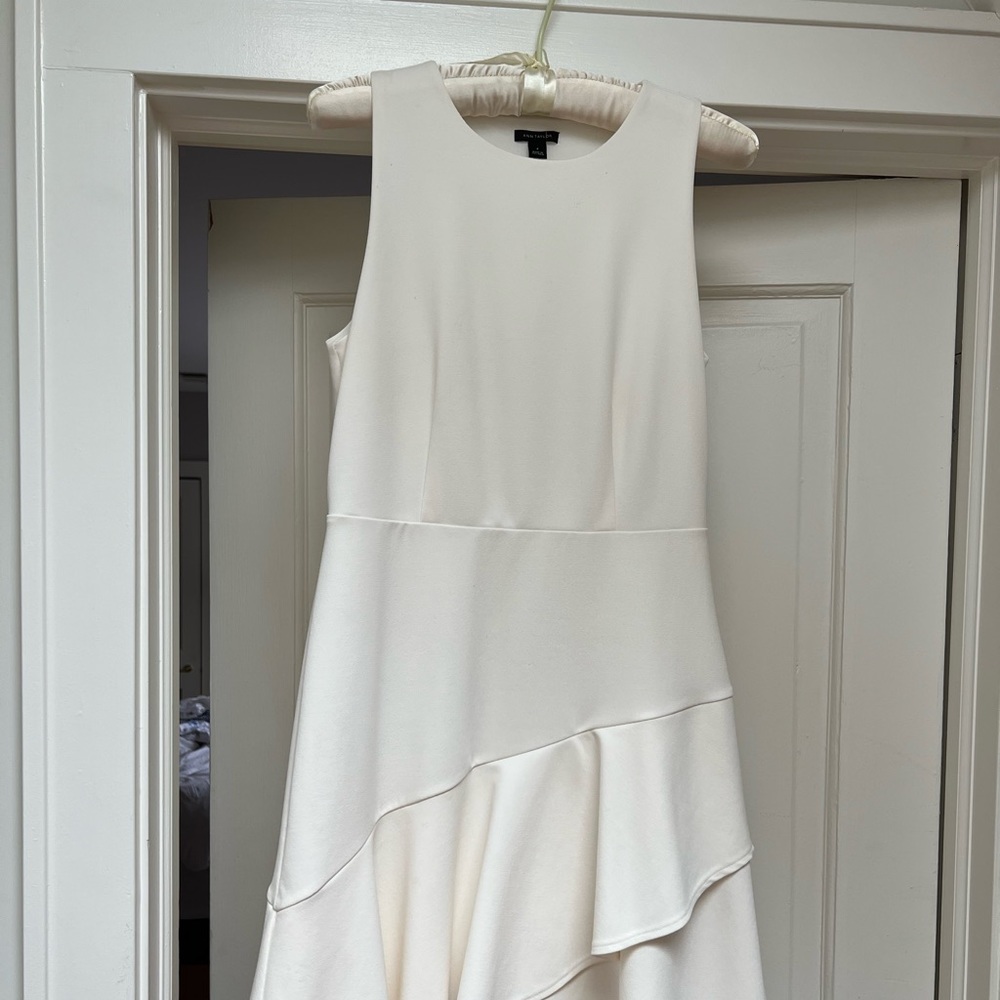 White Ann Taylor dress size 4